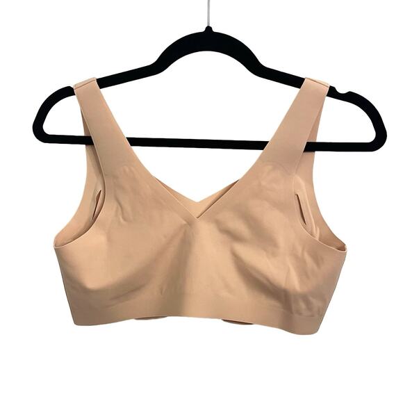 Honeylove SoftForm Bra Size L 38 B/C Wireless No Clasp Removable Cups Blush Pink - Picture 2 of 5